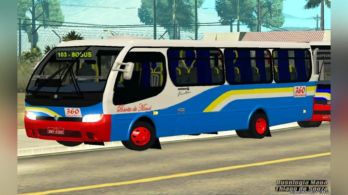 Автобус - Caio Piccolino - Viação Barão de Mauá / GTA San Andreas