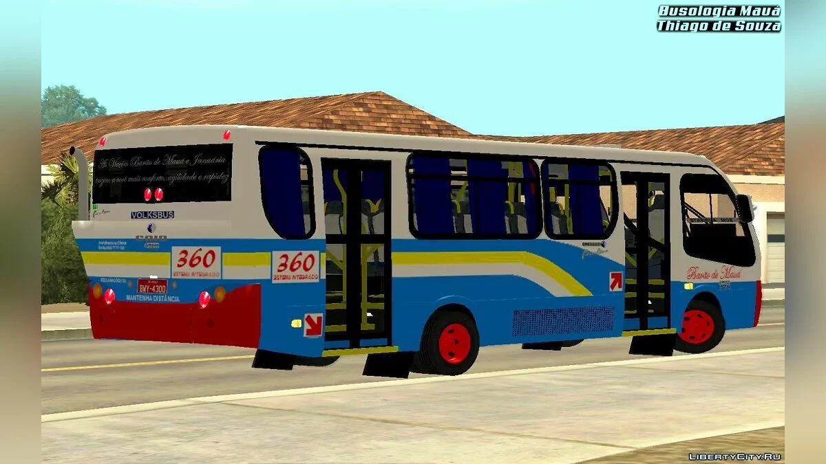 Автобус - Caio Piccolino - Viação Barão de Mauá / GTA San Andreas