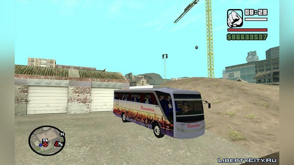 Nusantara Bus Setra Adi Putro Smile Lamp / GTA San Andreas