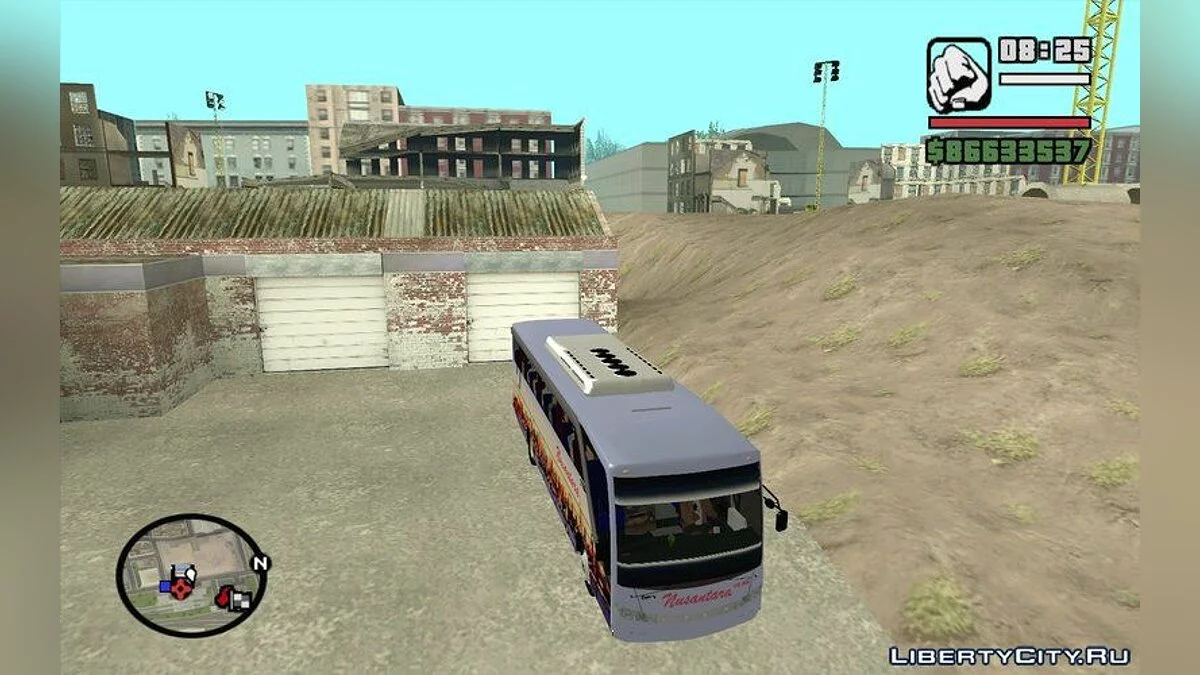 Nusantara Bus Setra Adi Putro Smile Lamp / GTA San Andreas