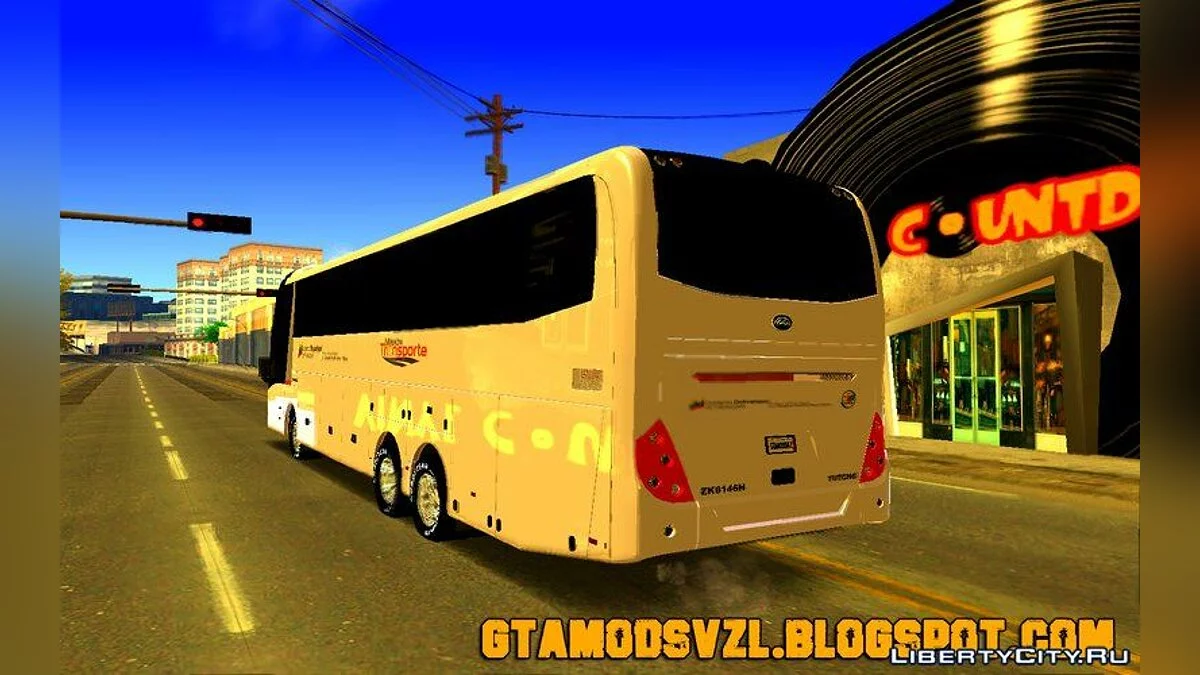 Yutong ZK6146H Mision Transporte / GTA San Andreas