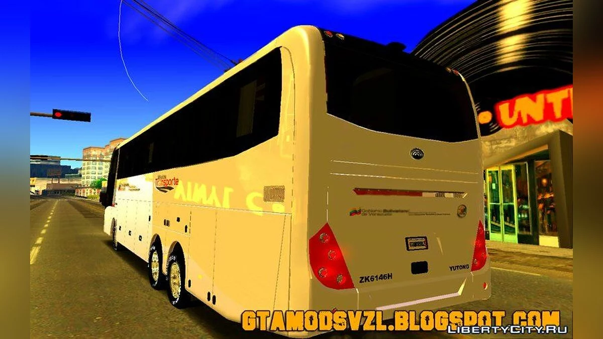 Yutong ZK6146H Mision Transporte / GTA San Andreas