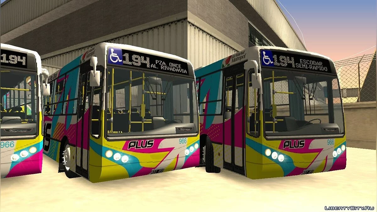 Metalpar Iguazu MB OH1718L - Линия 194 Plus / GTA San Andreas