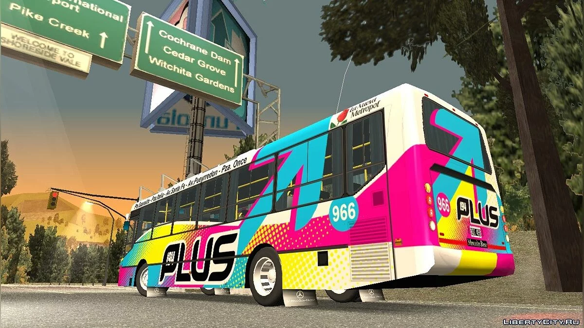 Metalpar Iguazu MB OH1718L - Линия 194 Plus / GTA San Andreas