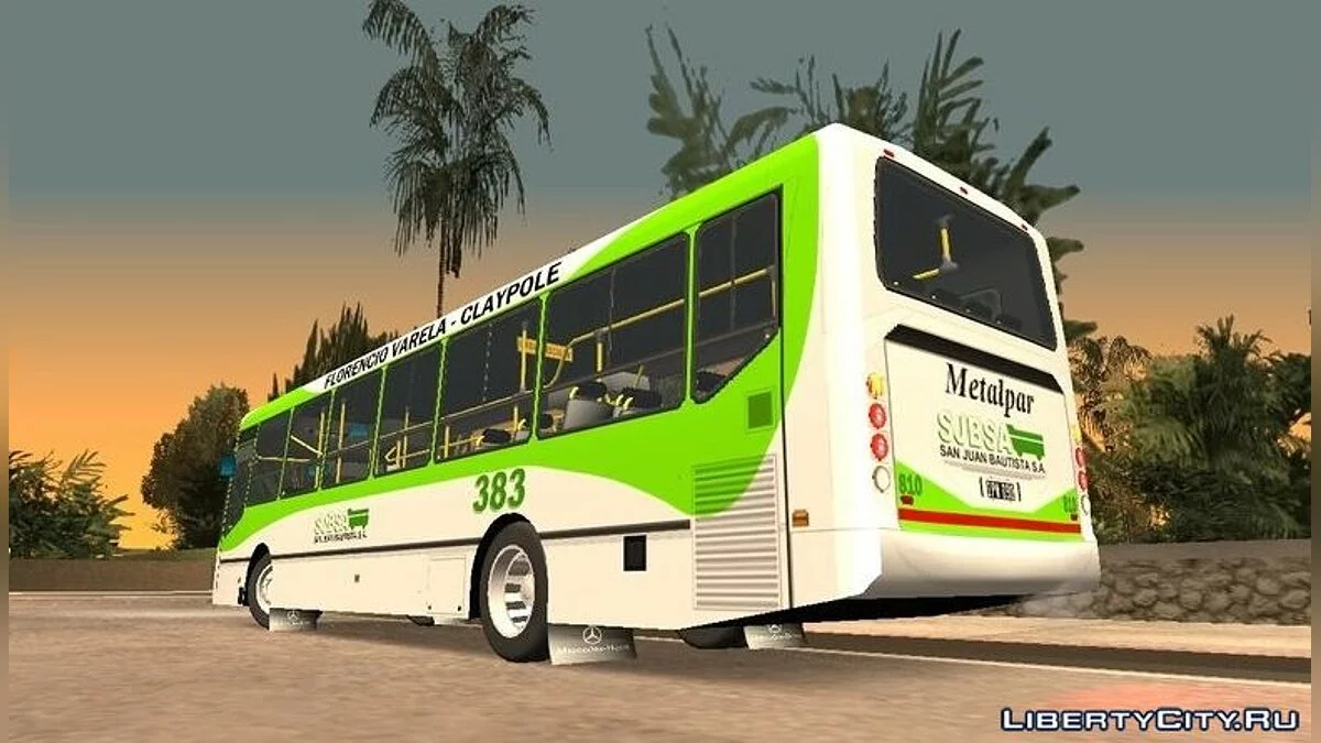 Metalpar iguazu MB OH1718L - линия 383 / GTA San Andreas