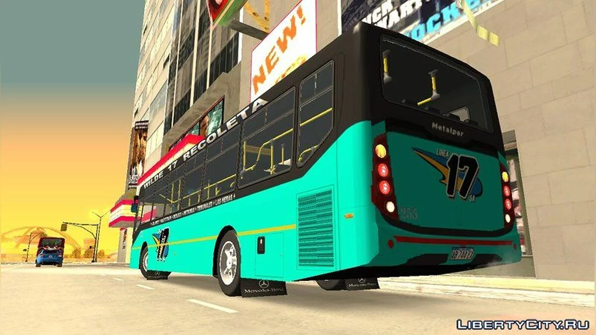 Metalpar Iguazu NG MB OH1721L - Linea 17 / GTA San Andreas