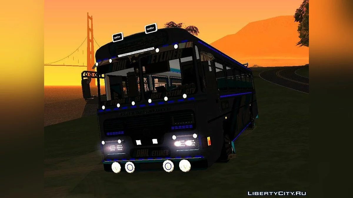 Adhil Jetliner Bus V2 (HD) / GTA San Andreas