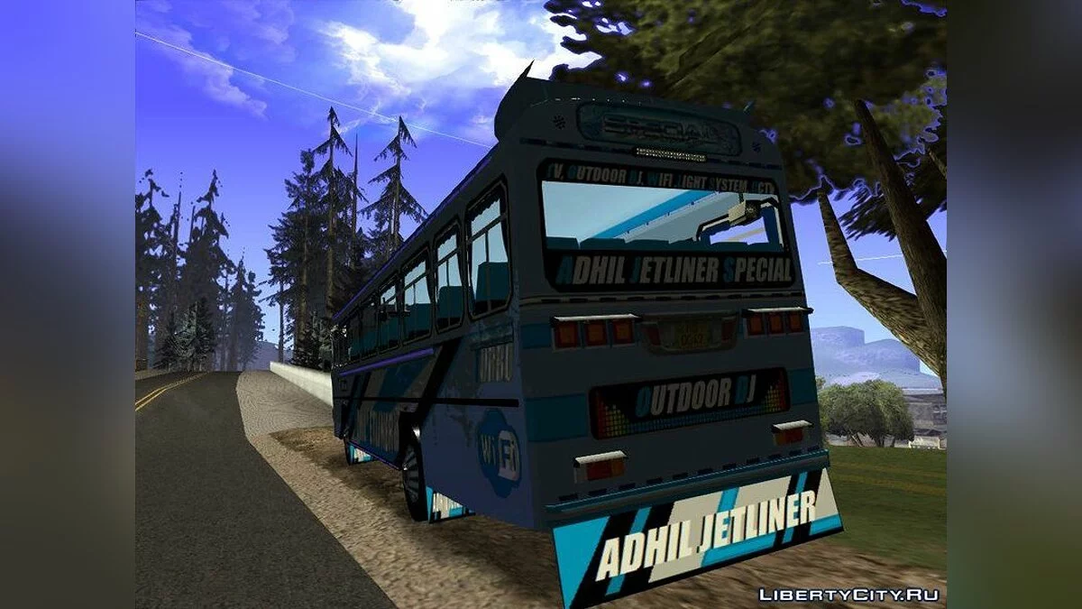 Adhil Jetliner Bus V2 (HD) / GTA San Andreas