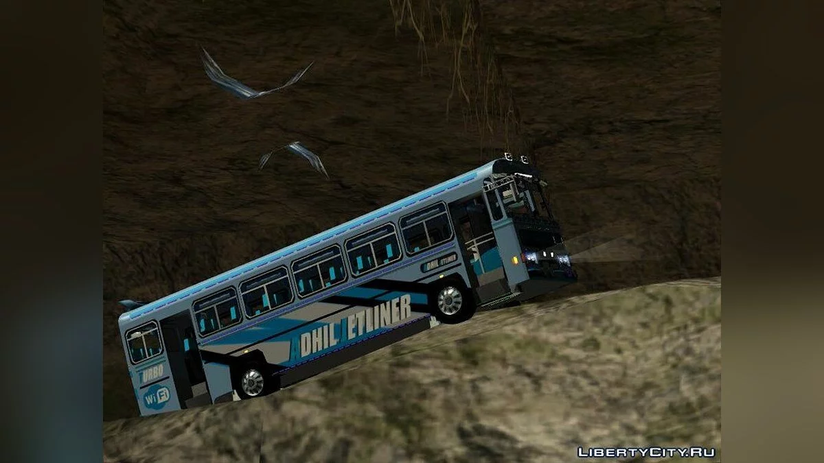 Adhil Jetliner Bus V2 (HD) / GTA San Andreas