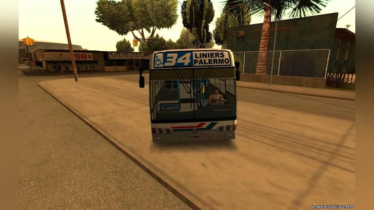 Marcopolo Viale MB OH1521L - Линия 34 / GTA San Andreas