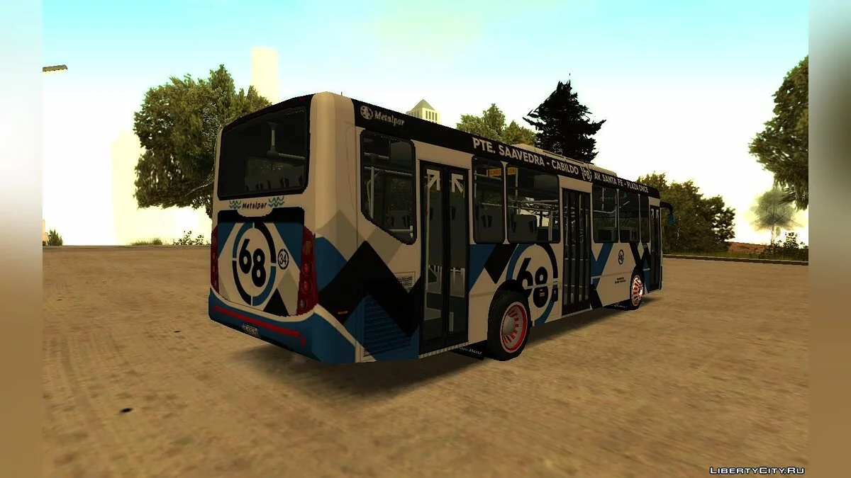 Metalpar Iguazu III MB OH1621L - Линия 68 / GTA San Andreas