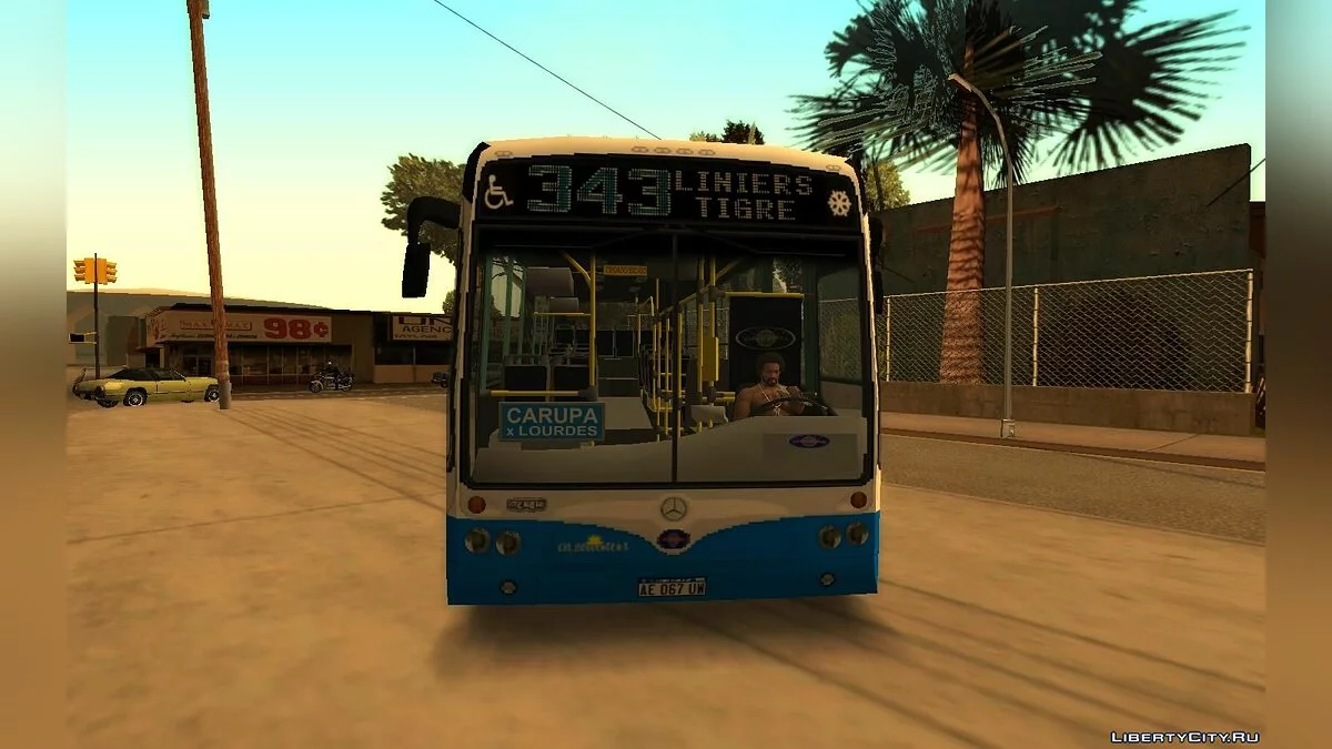 Nuovobus Menghi MB OH1621L - Линия 343 / GTA San Andreas
