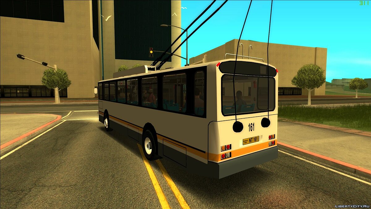 Скачать Rocar de Simon E 412 Trolleybus для GTA San Andreas