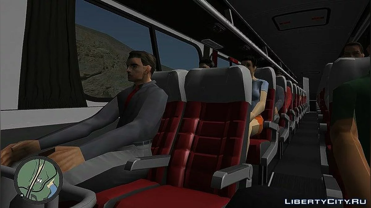 Bus CMA Scania Flecha Azul VII 1987 (VEHFUNCS, IMVEHFT, STEERING) / GTA San Andreas