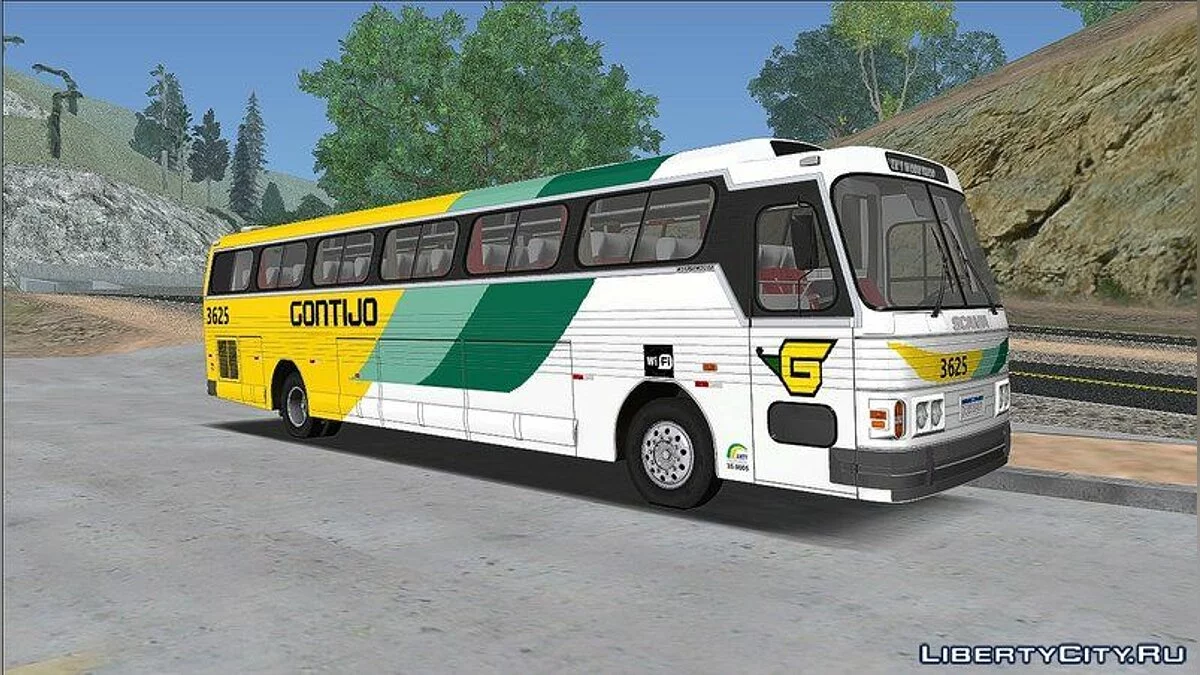 Bus CMA Scania Flecha Azul VII 1987 (VEHFUNCS, IMVEHFT, STEERING) / GTA San Andreas