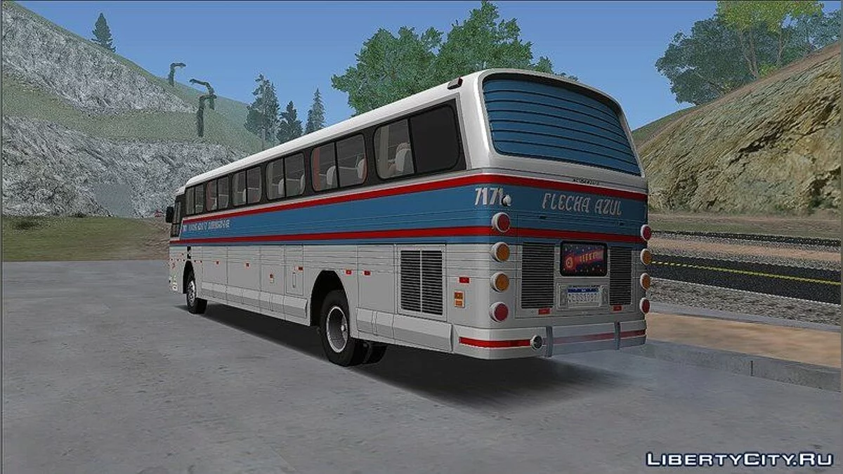 Bus CMA Scania Flecha Azul VII 1987 (VEHFUNCS, IMVEHFT, STEERING) / GTA San Andreas