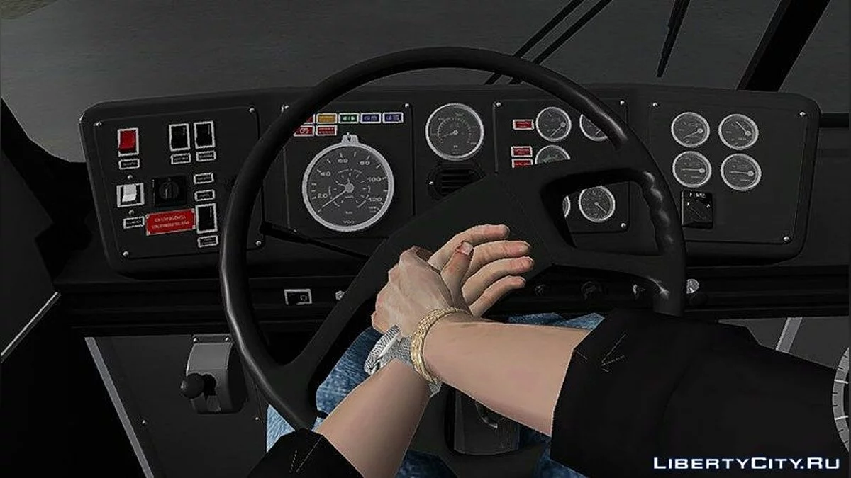 Bus CMA Scania Flecha Azul VII 1987 (VEHFUNCS, IMVEHFT, STEERING) / GTA San Andreas