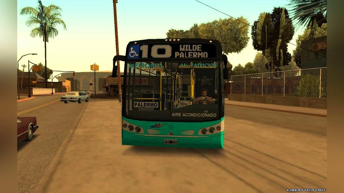 TodoBus Pompeya II Agrale MT17 - Линия 10 / GTA San Andreas