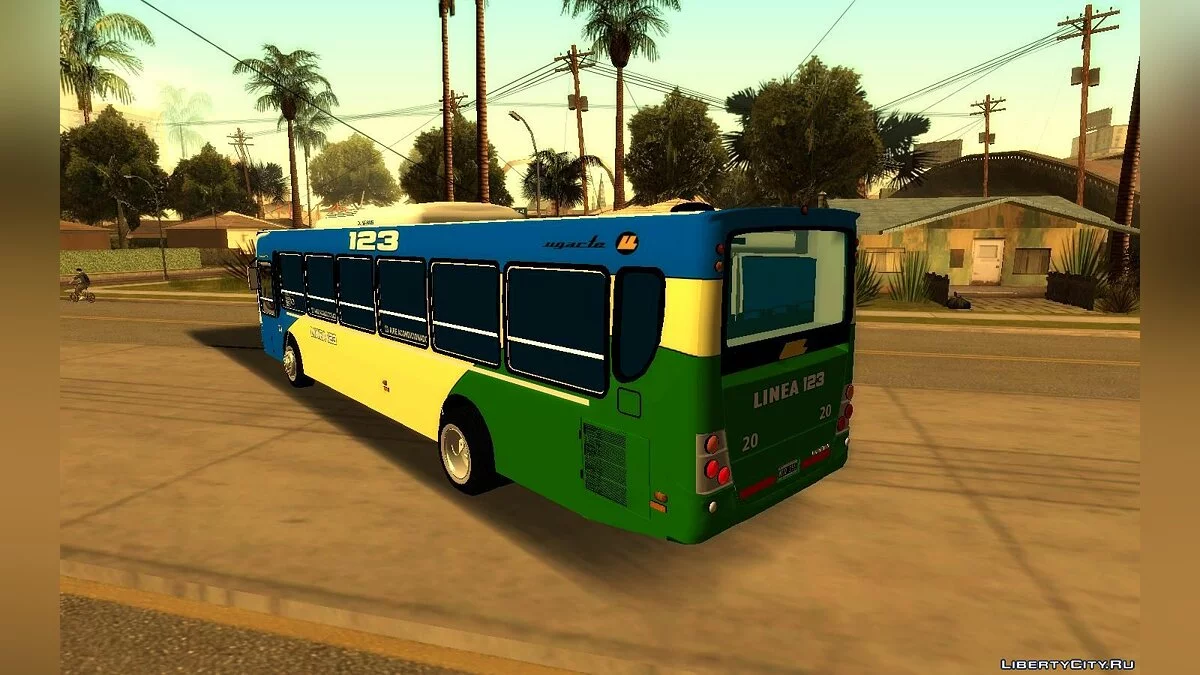 Ugarte Europeo Mercedes Benz 1718 - Линия 123 / GTA San Andreas
