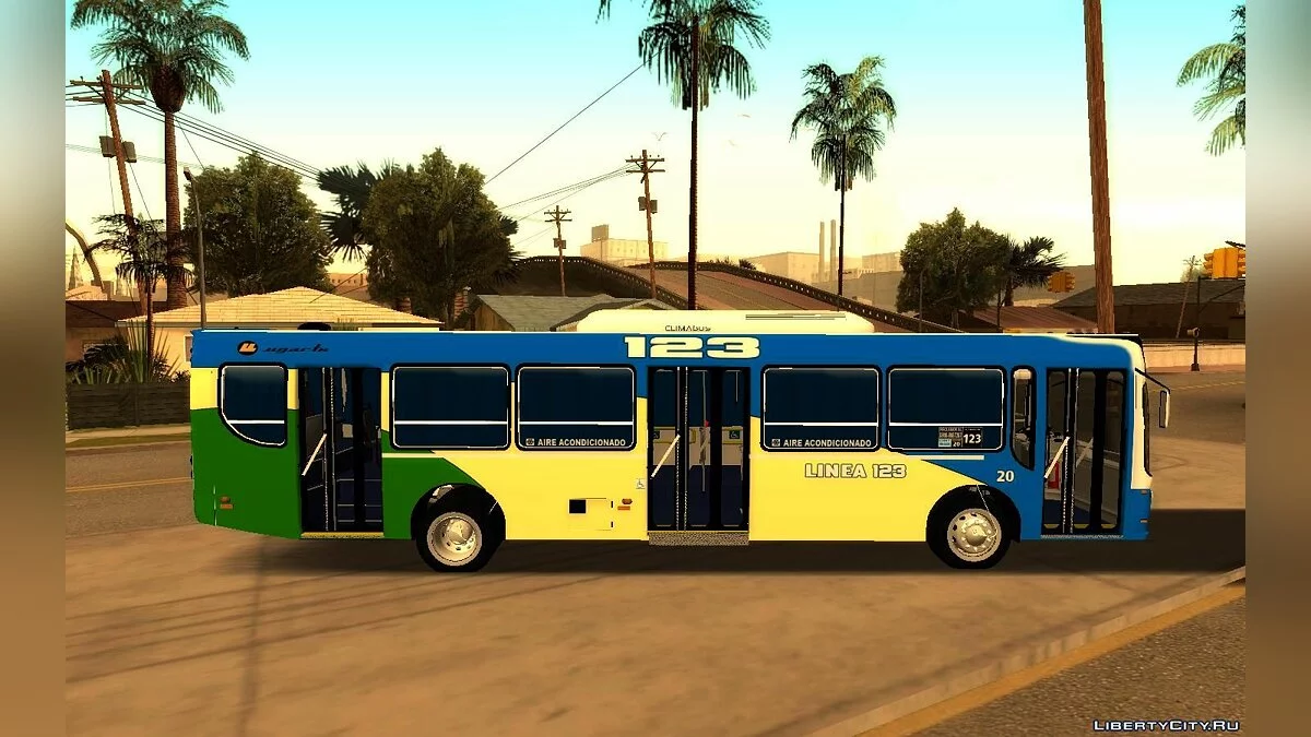 Ugarte Europeo Mercedes Benz 1718 - Линия 123 / GTA San Andreas