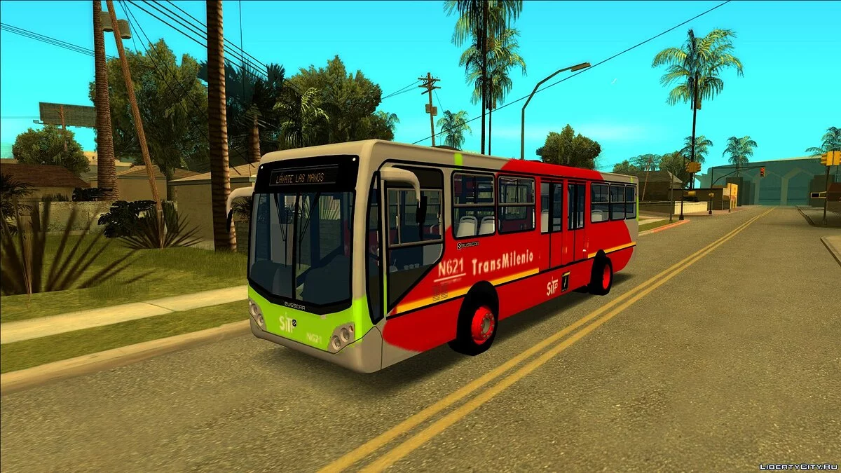 Busscar Urbanuss Pluss S3 DUAL TransMilenio / GTA San Andreas