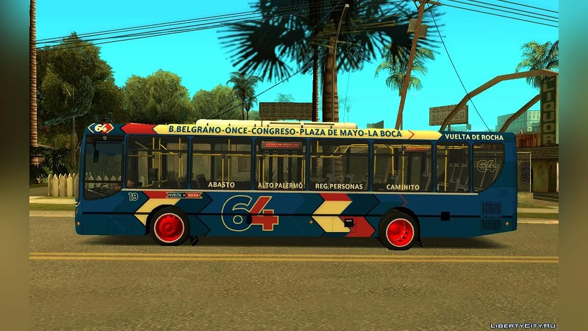 Italbus Tropea III MB OH1621L - Линия 64 / GTA San Andreas