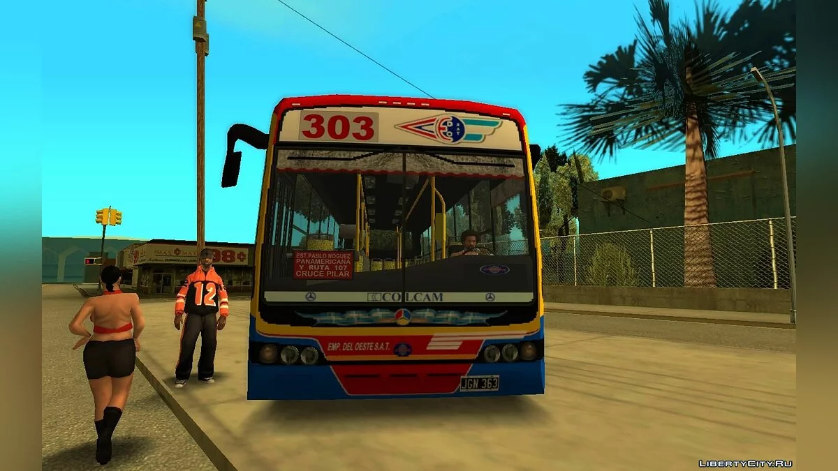 Nuovobus BamBam MB OF1418 - Линия 303 / GTA San Andreas