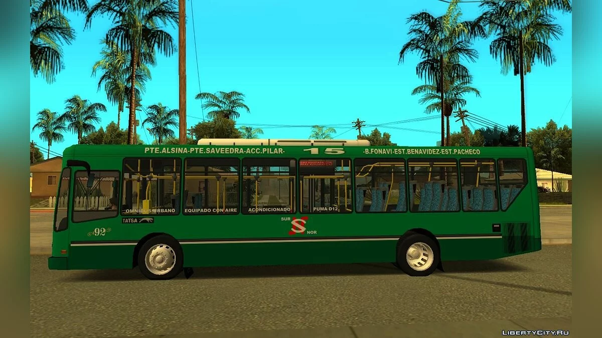 TATSA Puma D12 G3 - Линия 15 Corte Clásico / GTA San Andreas
