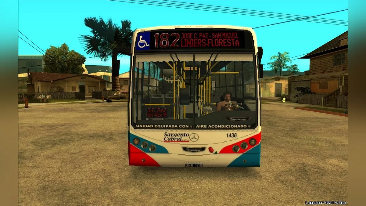 Metalpar Iguazu MB OH1618L - Линия 182 / GTA San Andreas