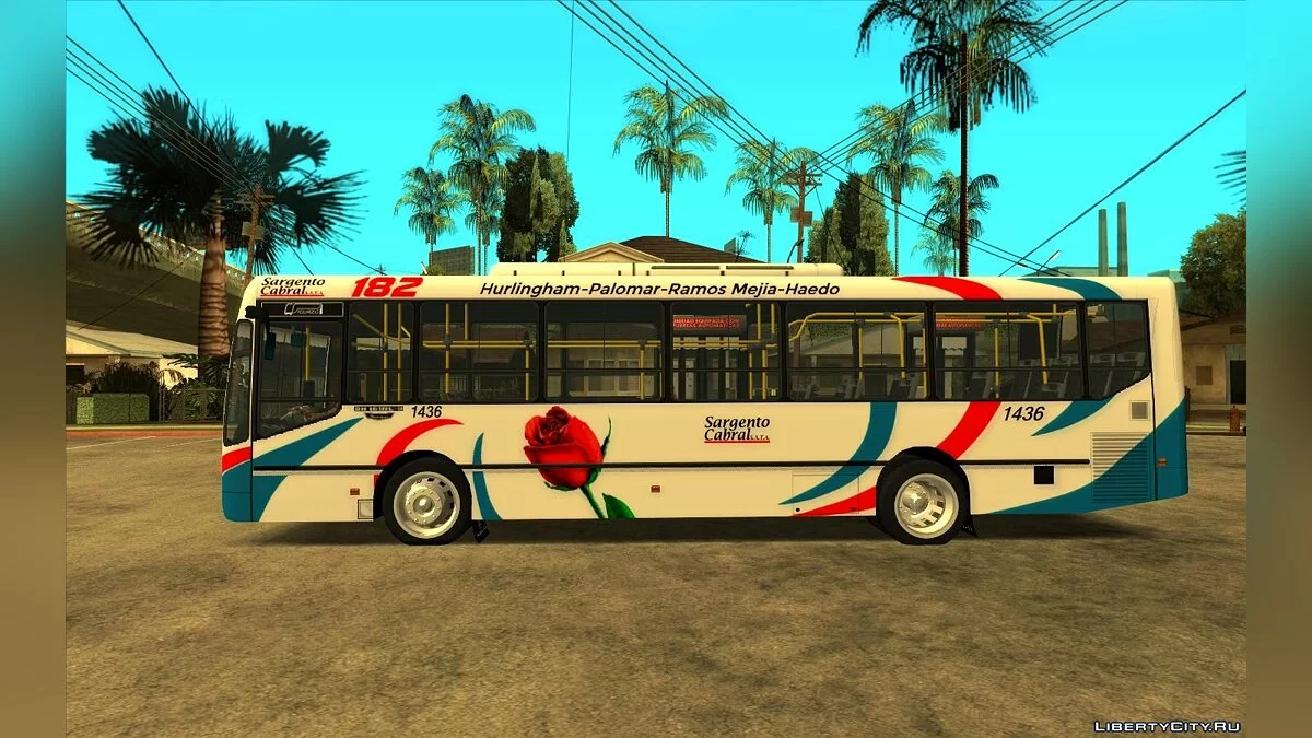 Metalpar Iguazu MB OH1618L - Линия 182 / GTA San Andreas