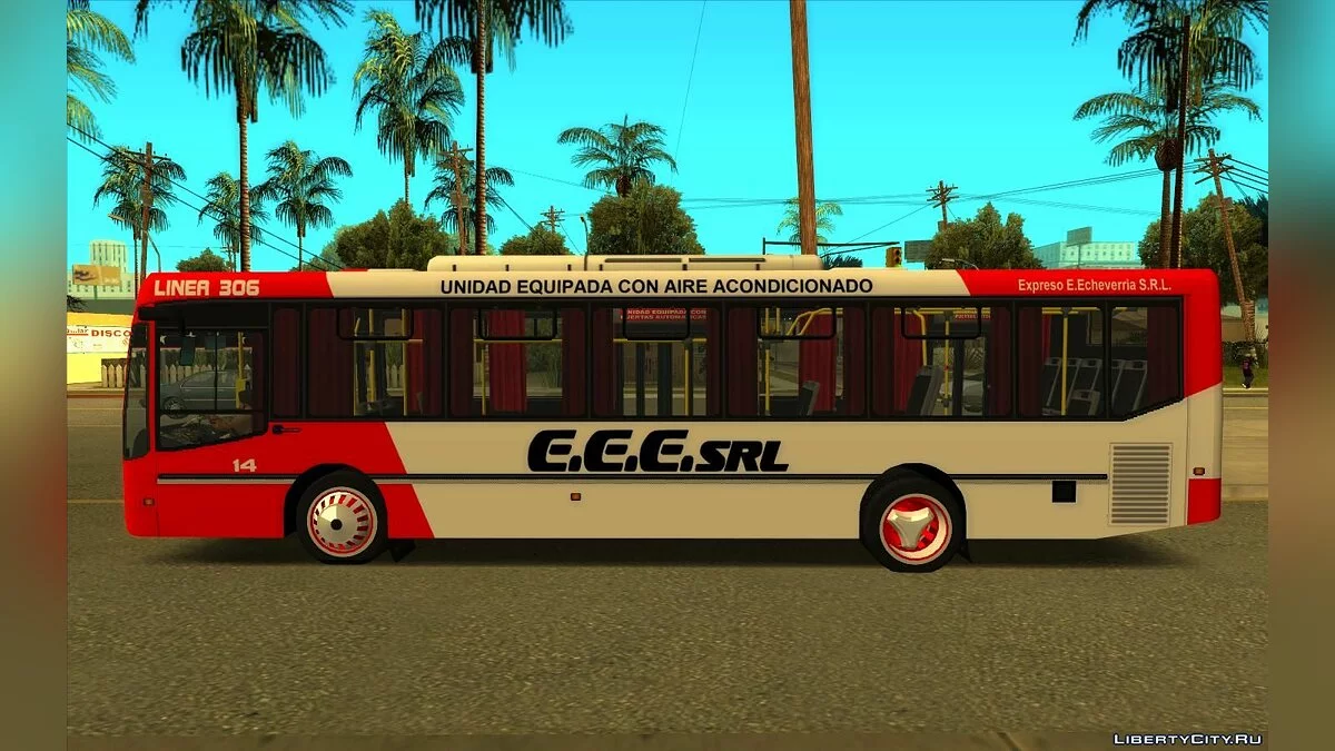 Nuovobus Menghi Agrale MT17 - Линия 306 / GTA San Andreas