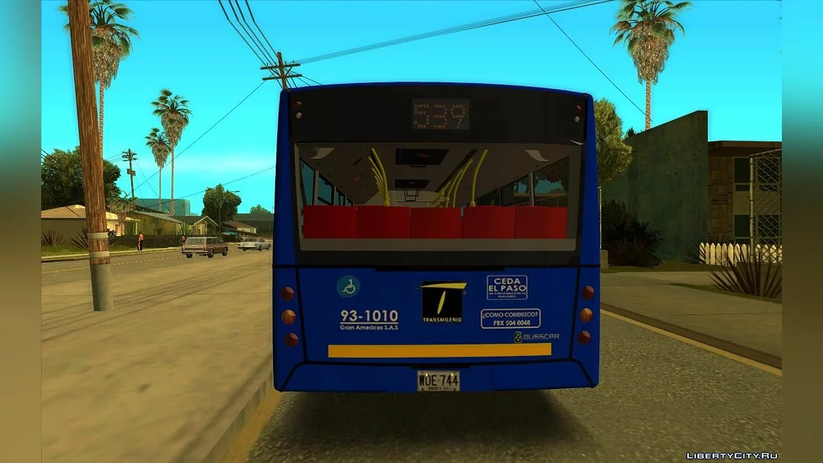 Bus Zonal Del Sitp / GTA San Andreas