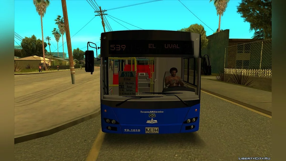 Bus Zonal Del Sitp / GTA San Andreas