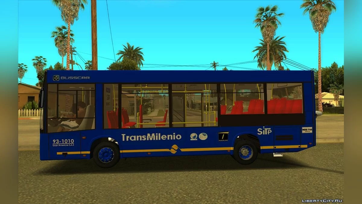 Bus Zonal Del Sitp / GTA San Andreas