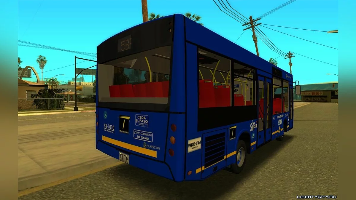 Bus Zonal Del Sitp / GTA San Andreas
