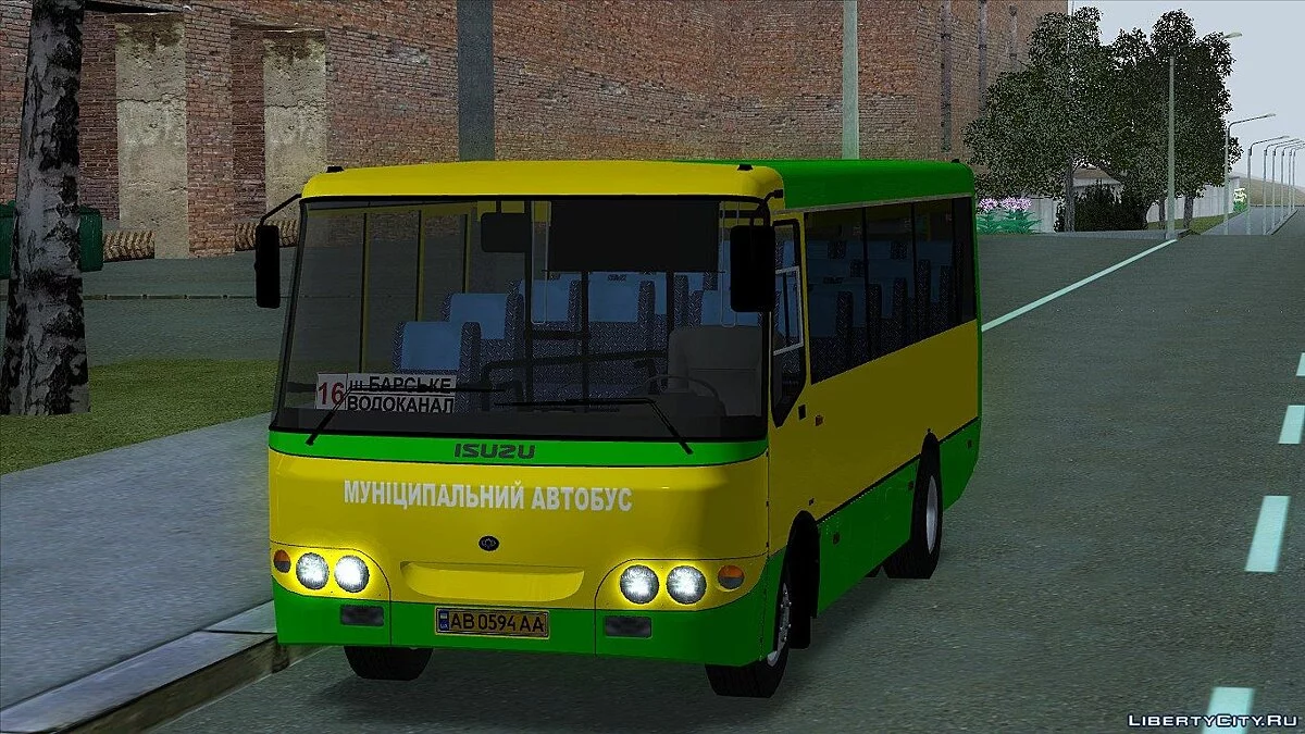 ISUZU Муніципальний автобус м. Вінниця / GTA San Andreas