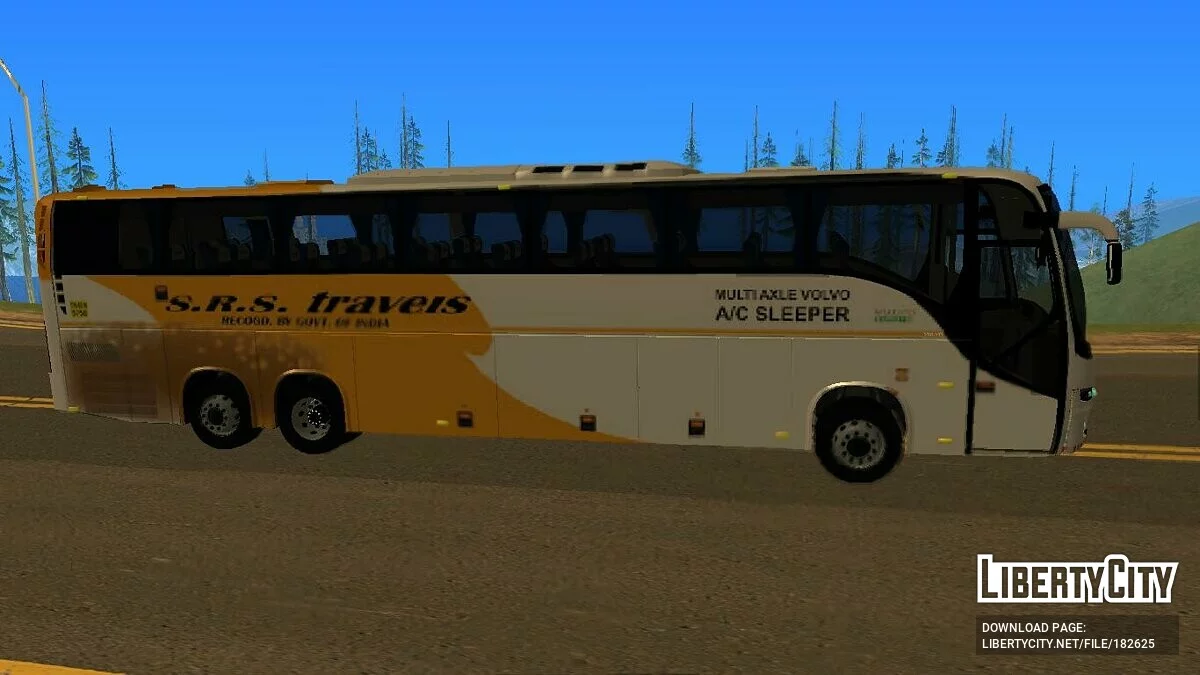 Volvo SRS Travel (обновленная версия) / GTA San Andreas