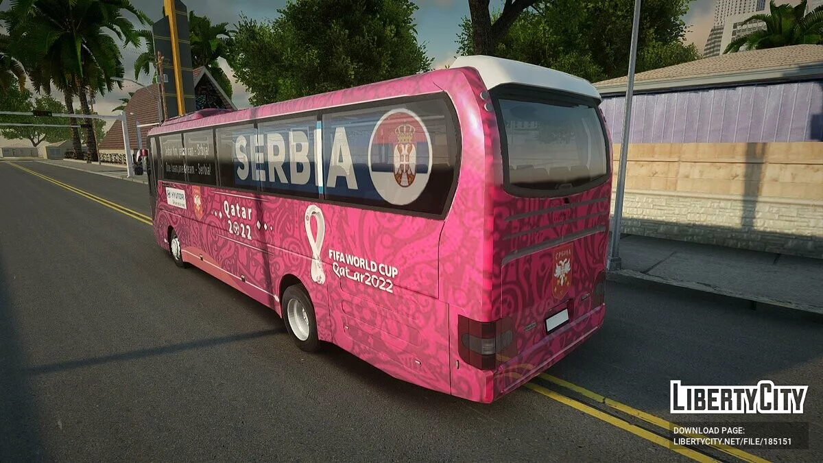 MAN Lion's Coach Serbia 2022 World Cup Bus / GTA San Andreas