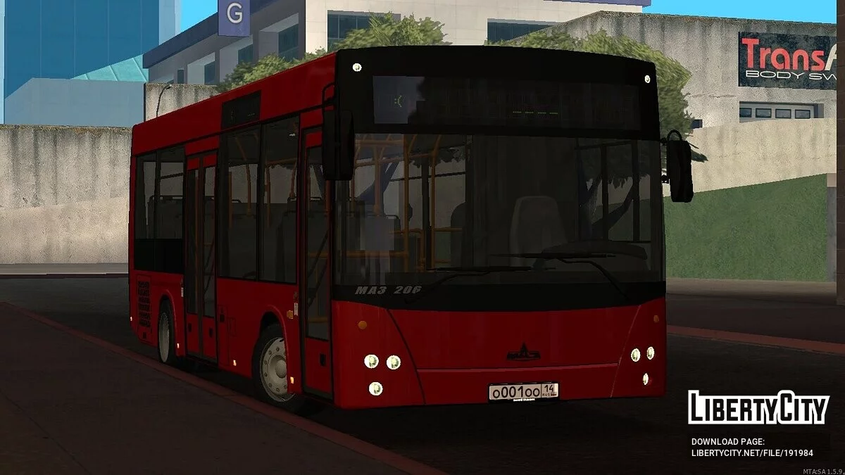 МАЗ 206 + CCD / GTA San Andreas
