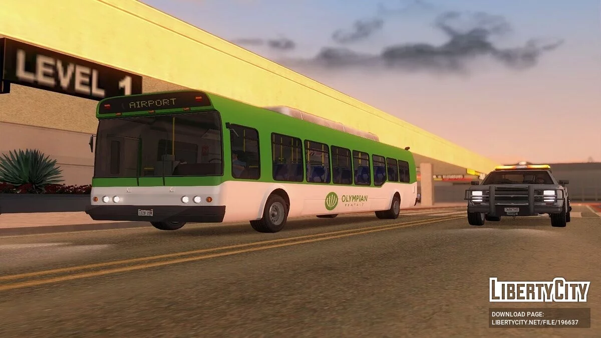 GTA 5/Online Brute Bus (Airport Bus) / GTA San Andreas
