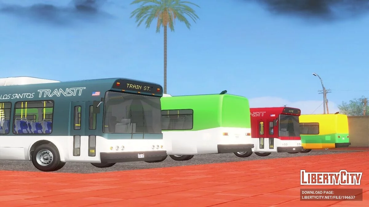 GTA 5/Online Brute Bus (Airport Bus) / GTA San Andreas