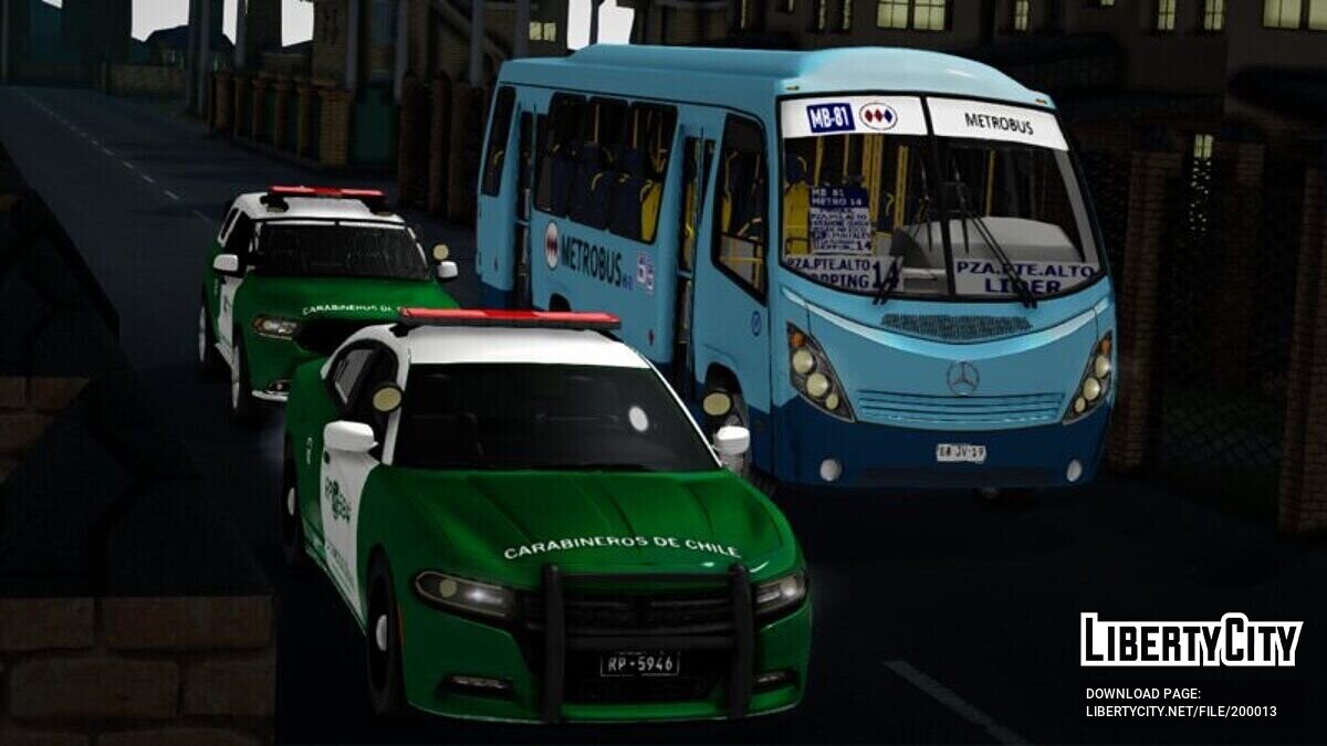 Скачать MetroBus (Santiago de Chile) для GTA San Andreas