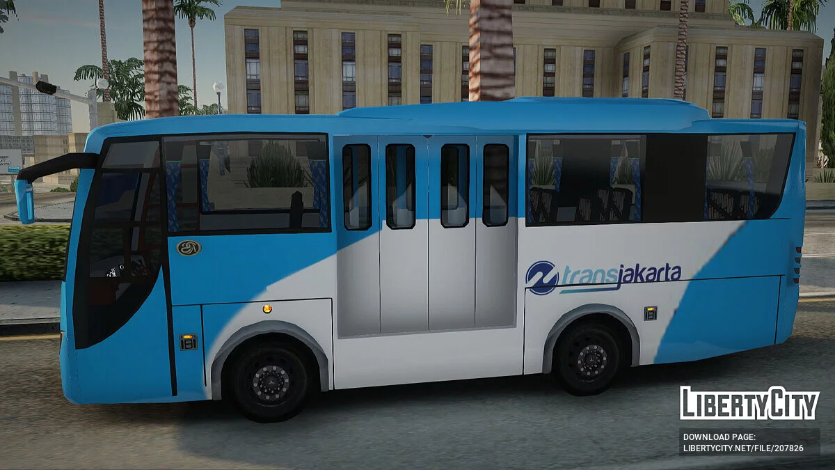 Hino Evo-C Transjakarta Feeder Bus / GTA San Andreas