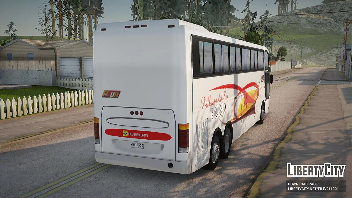 Busscar Jum Buss 400 Volvo B10R Pullman Del Sur / GTA San Andreas