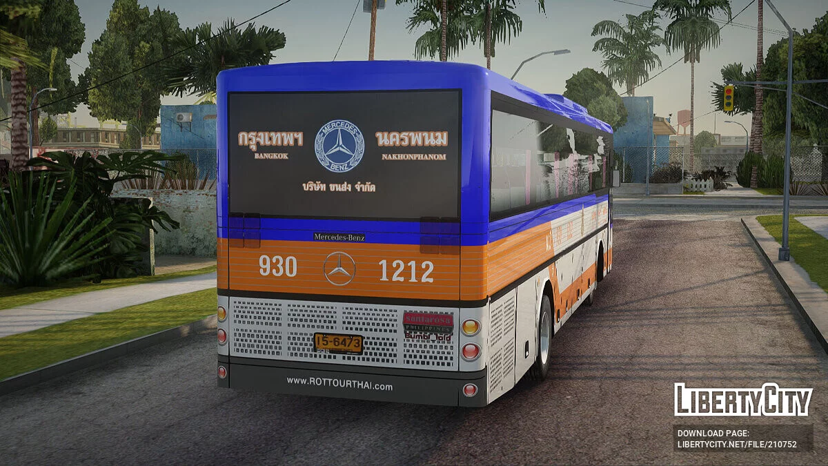 Mercedes-Benz Argentina Thailand Bus / GTA San Andreas