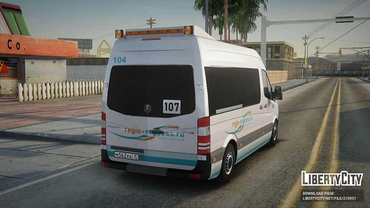 Mercedes-Benz Sprinter 311CDI Регио-Экспресс / GTA San Andreas