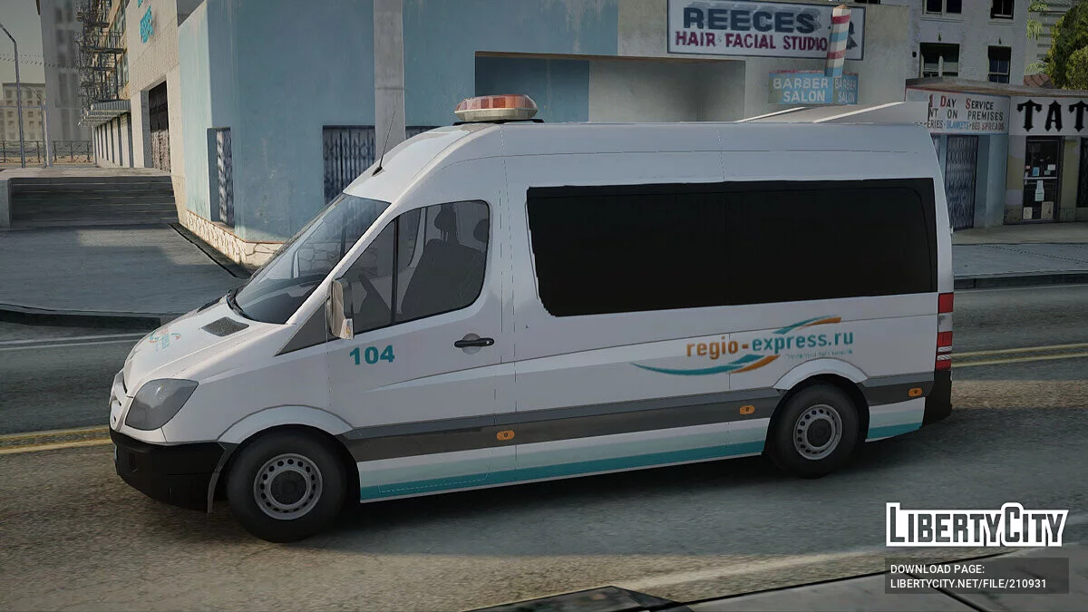 Mercedes-Benz Sprinter 311CDI Регио-Экспресс / GTA San Andreas
