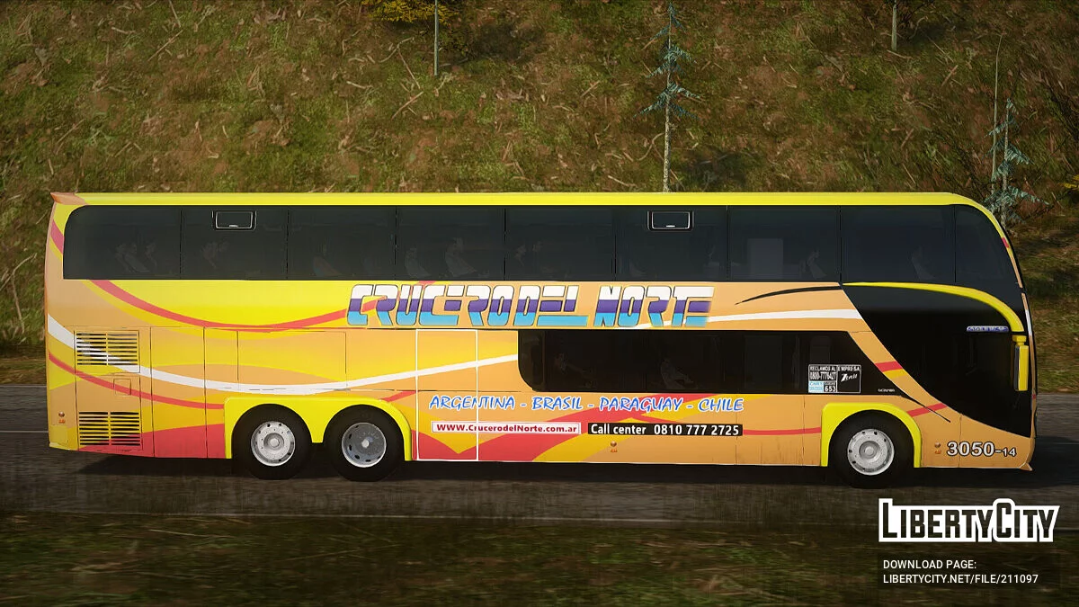Metalsur Starbus II CRUCERO DEL NORTE / GTA San Andreas