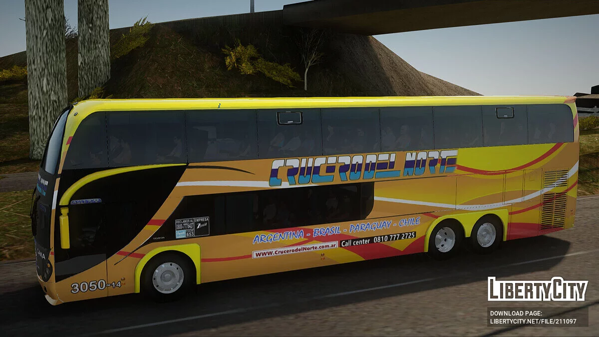 Metalsur Starbus II CRUCERO DEL NORTE / GTA San Andreas