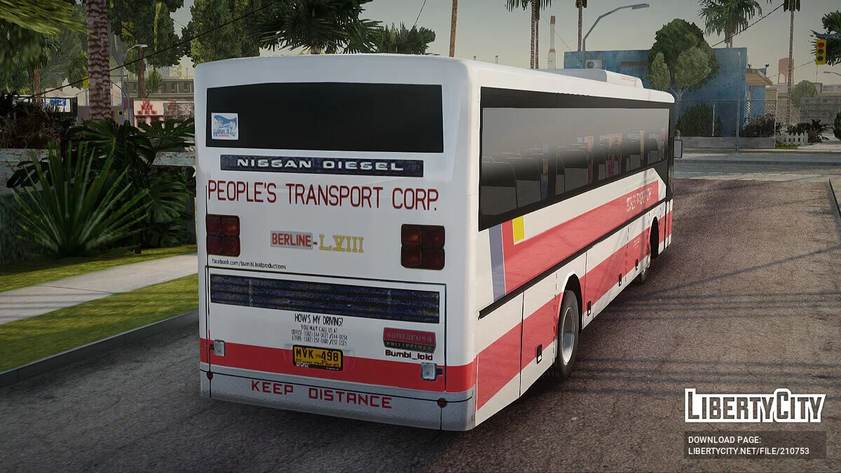 Nissan Diesel UD Peoples Transport Corporation / GTA San Andreas